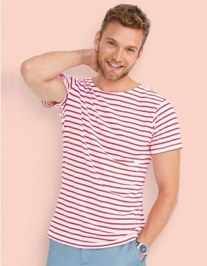 T-shirts > Miles T-shirt - Woven stripes pattern